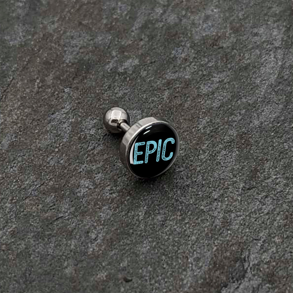 BodyCandy 16G 1/4 Epic Blue Cartilage Tragus Earring — alternative angle