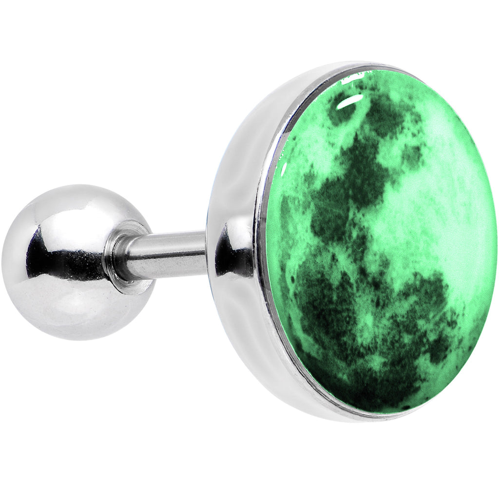 BodyCandy 16G Moon Glow in the Dark Tragus Cartilage Earring — lifestyle context