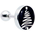 BodyCandy Glow in the Dark Holiday Christmas Tree Tragus Cartilage Earring by Onyx O — main product shot
