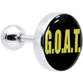 BodyCandy 16G 1/4 G.O.A.T. Cartilage Tragus Earring by Onyx O — main product shot
