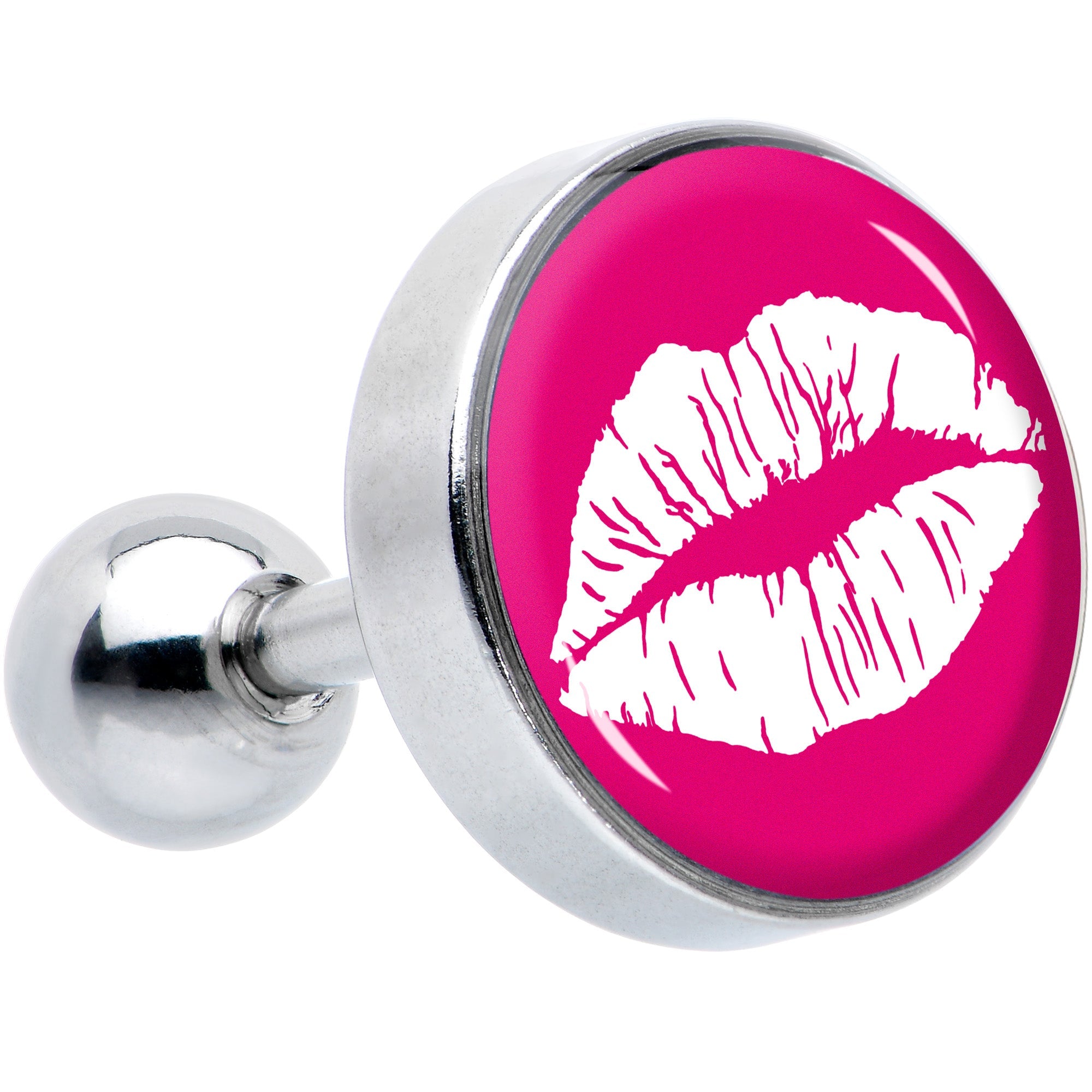 BodyCandy 16G 1/4 Red Hot Lips Cartilage Tragus Earring by Onyx O — main product shot