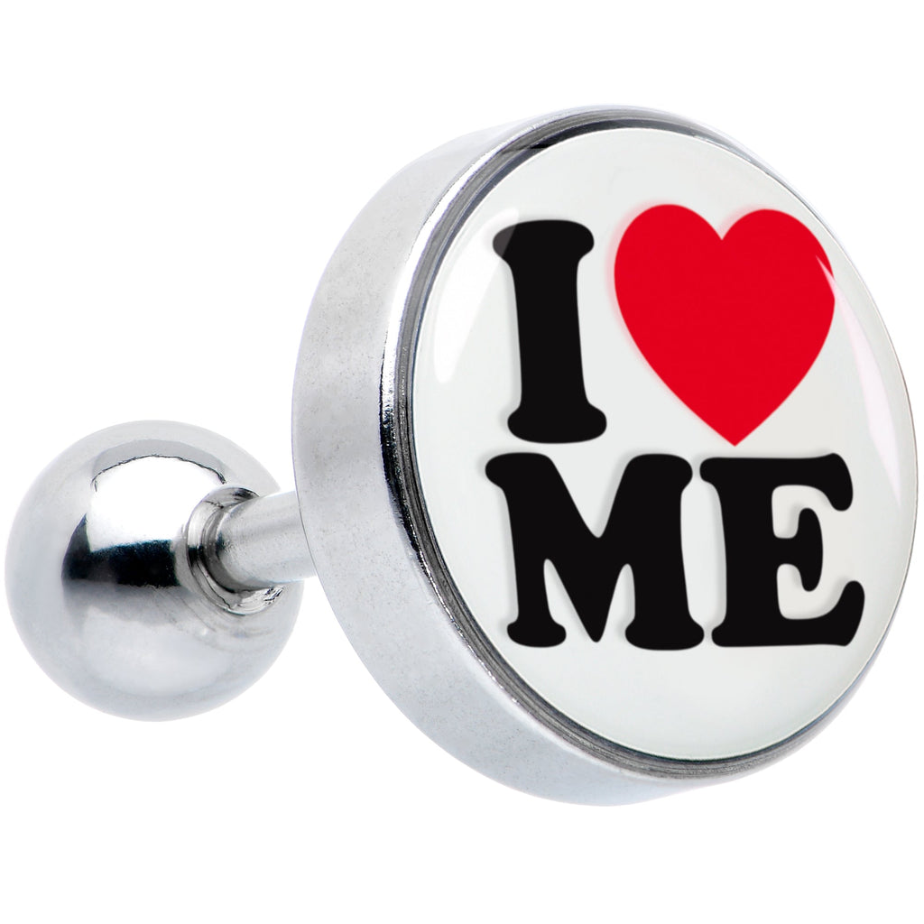 BodyCandy 16G 1/4 I Love Me Cartilage Tragus Earring by Onyx O — main product shot