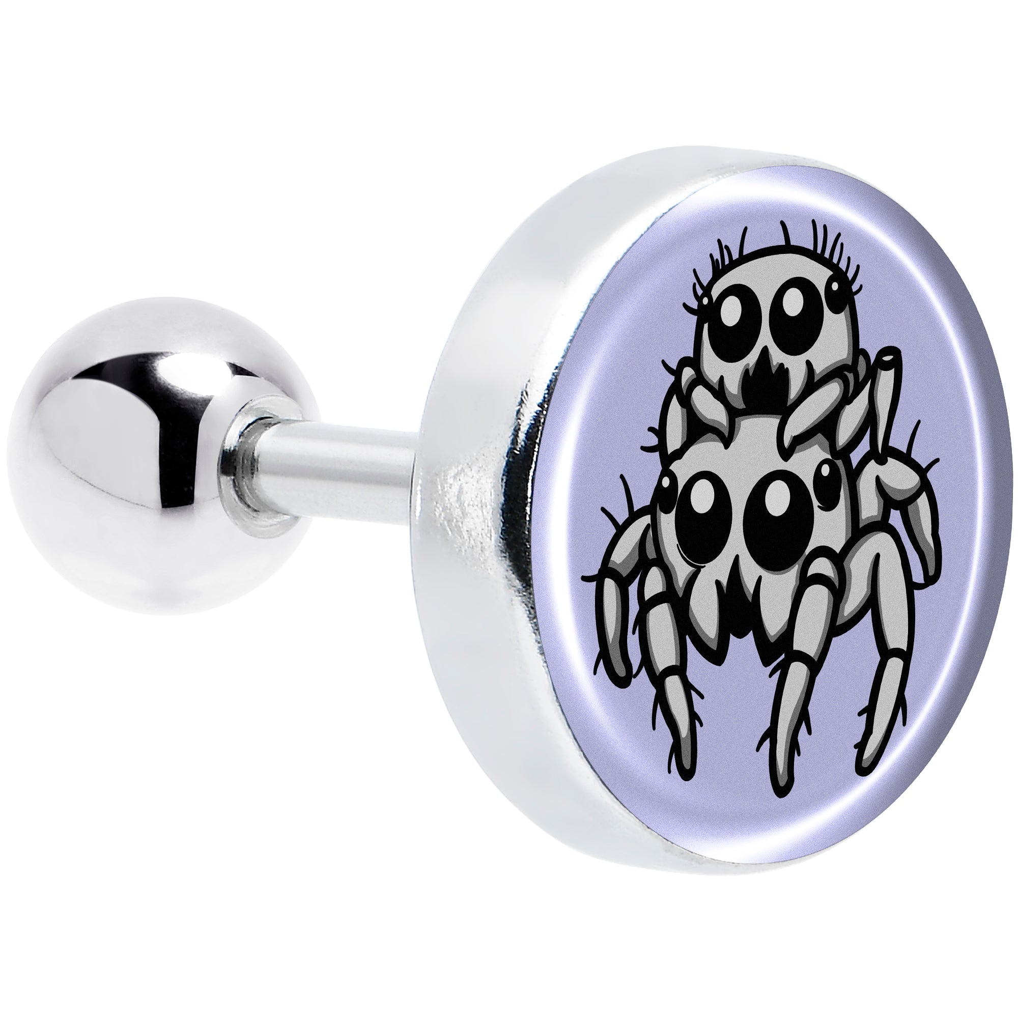 BodyCandy Leaping Leapfrog Spiders Tragus Cartilage Earring by Onyx O — main product shot