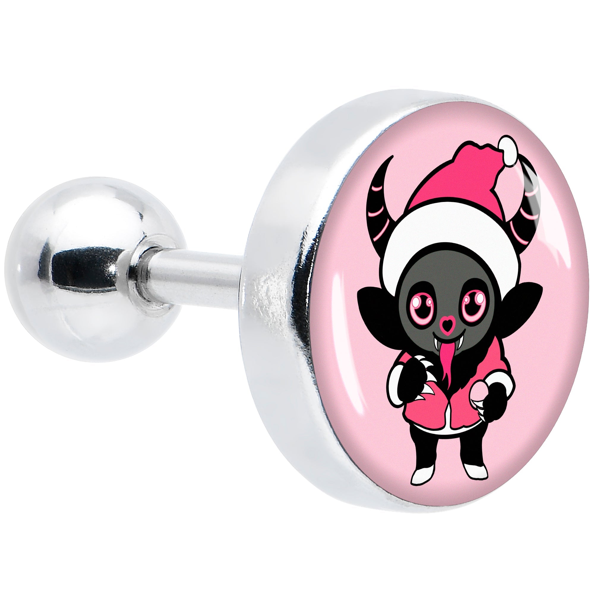 BodyCandy 16G 1/4 Krampus Cutie Tragus Cartilage Earring by Onyx O — main product shot