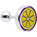 BodyCandy 16G 1/4 Yellow Slice of Lemon Tragus Cartilage Earring by Onyx O — main product shot