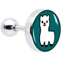 BodyCandy 16G 1/4 White Llama Cartilage Tragus Earring by Onyx O — main product shot