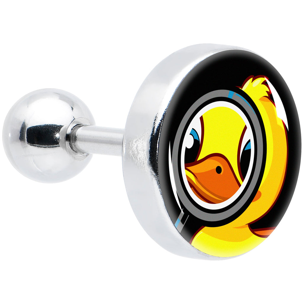 BodyCandy 16G 1/4 Magnified Yellow Duck Cartilage Tragus Earring by Onyx O — main product shot