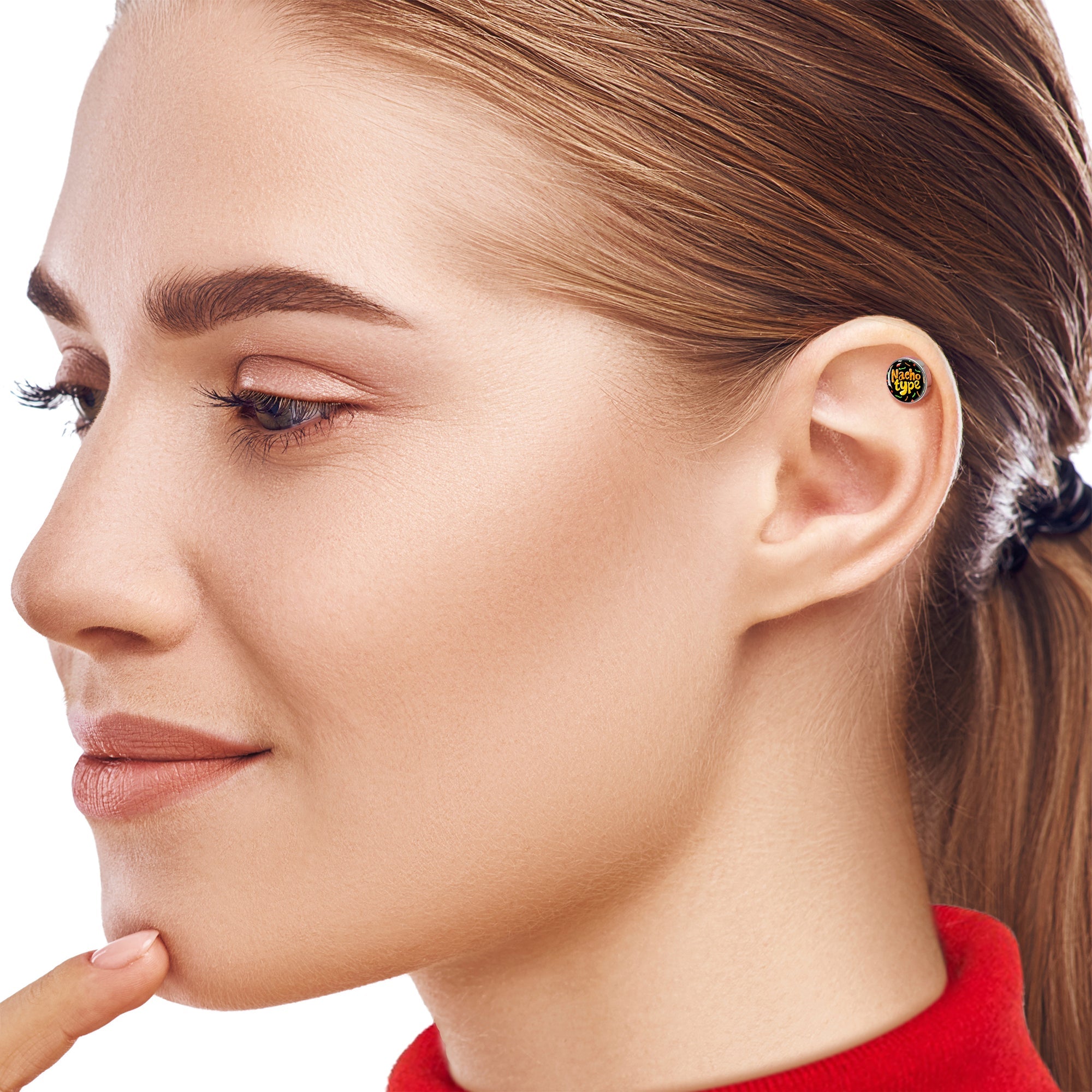 Nacho Type Tragus Cartilage Earring by Onyx O