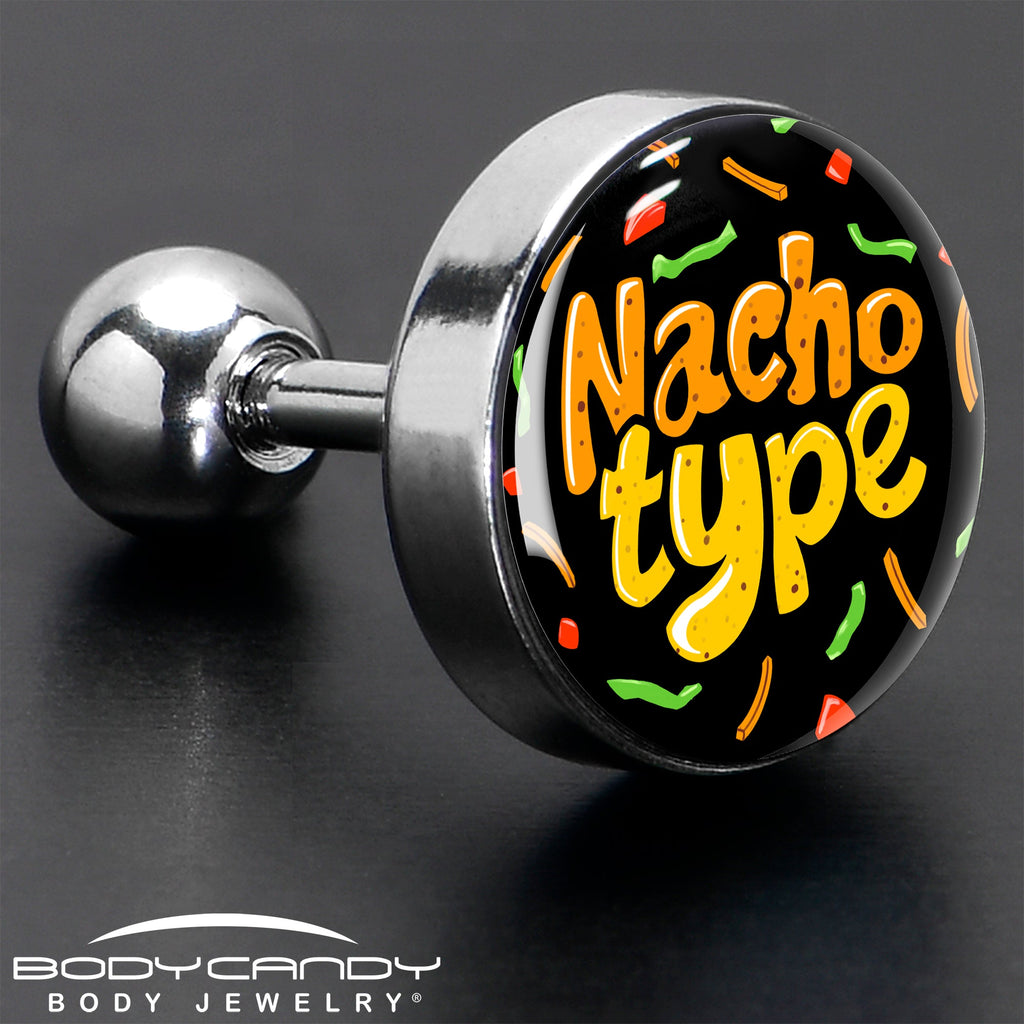 BodyCandy Nacho Type Tragus Cartilage Earring by Onyx O — in-use photo