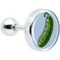 BodyCandy Green Pickle Tragus Cartilage Earring by Onyx O — main product shot