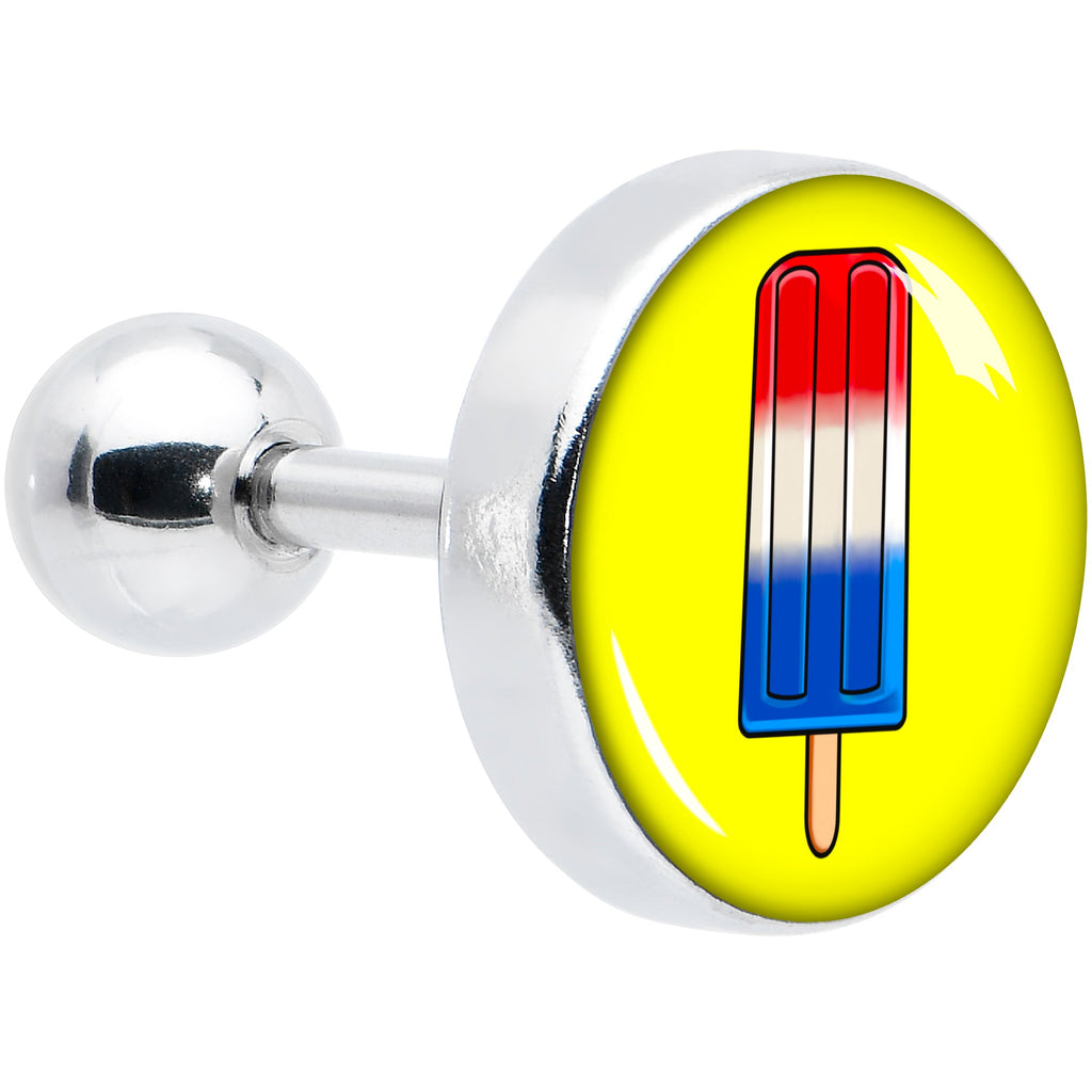 BodyCandy 16G 1/4 Popsicle Treat Cartilage Tragus Earring by Onyx O — main product shot