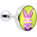 BodyCandy 16G 1/4 Cool Shades Bunny Cartilage Tragus Earring by Onyx O — main product shot