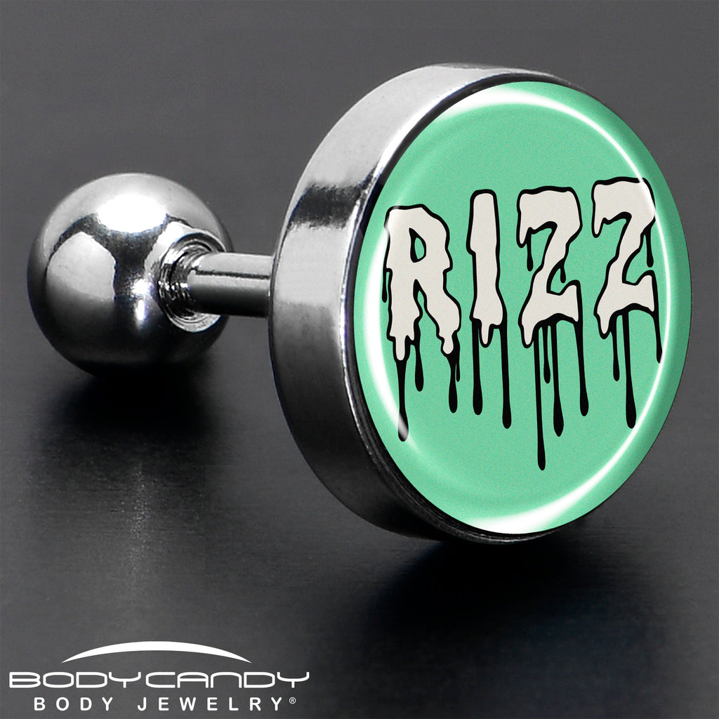 BodyCandy RIZZ Tragus Cartilage Earring by Onyx O — in-use photo