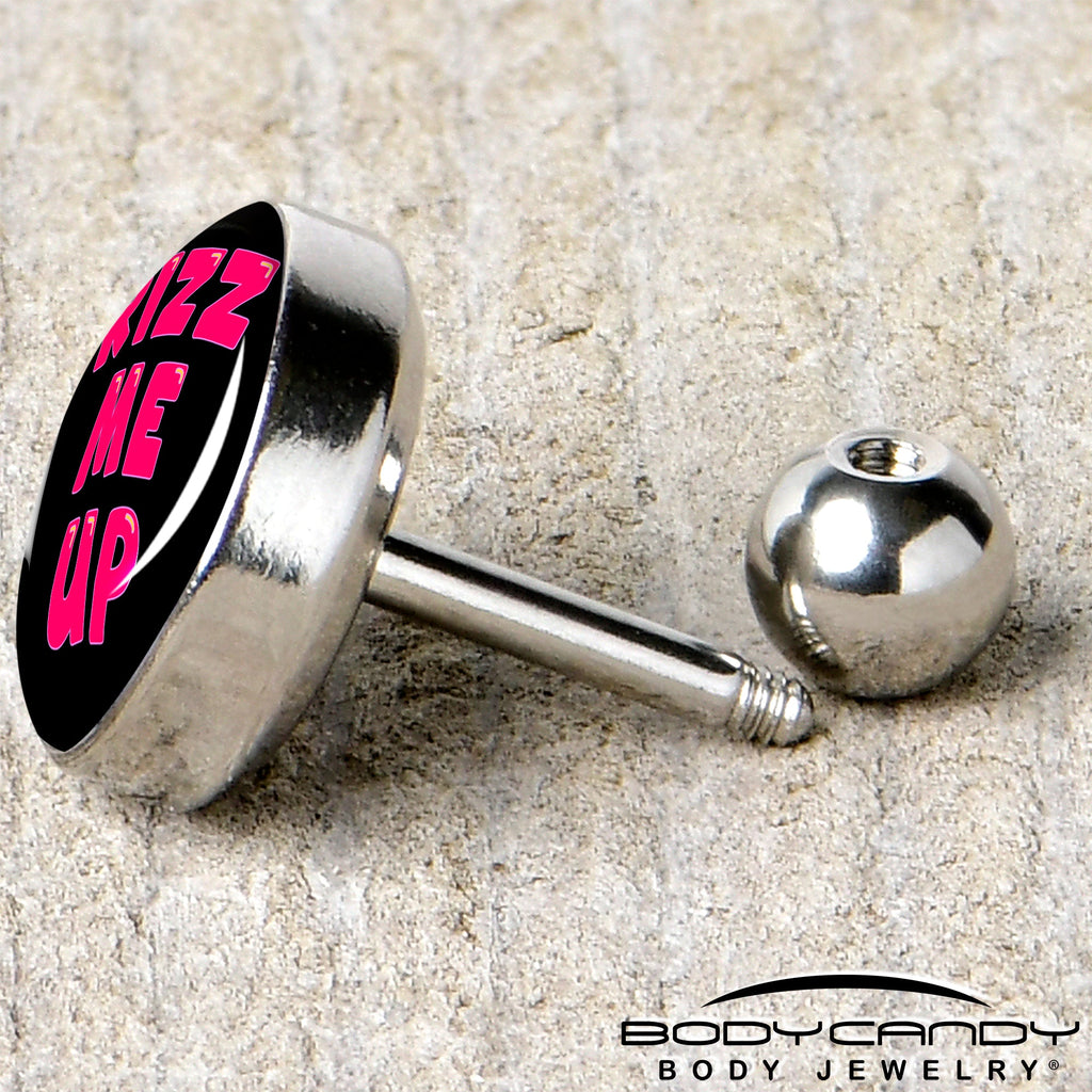 BodyCandy RIZZ ME UP Tragus Cartilage Earring by Onyx O — back view