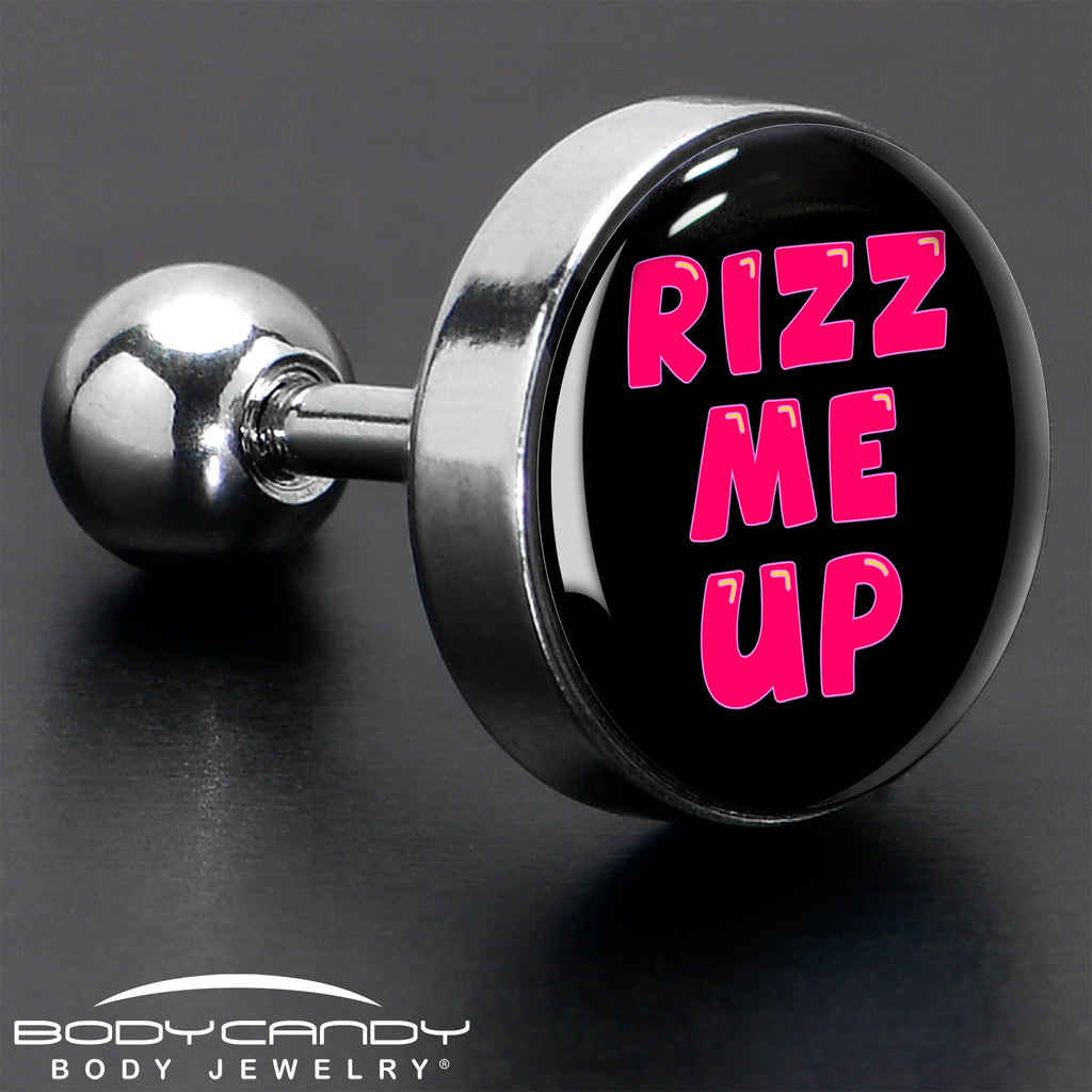 BodyCandy RIZZ ME UP Tragus Cartilage Earring by Onyx O — in-use photo