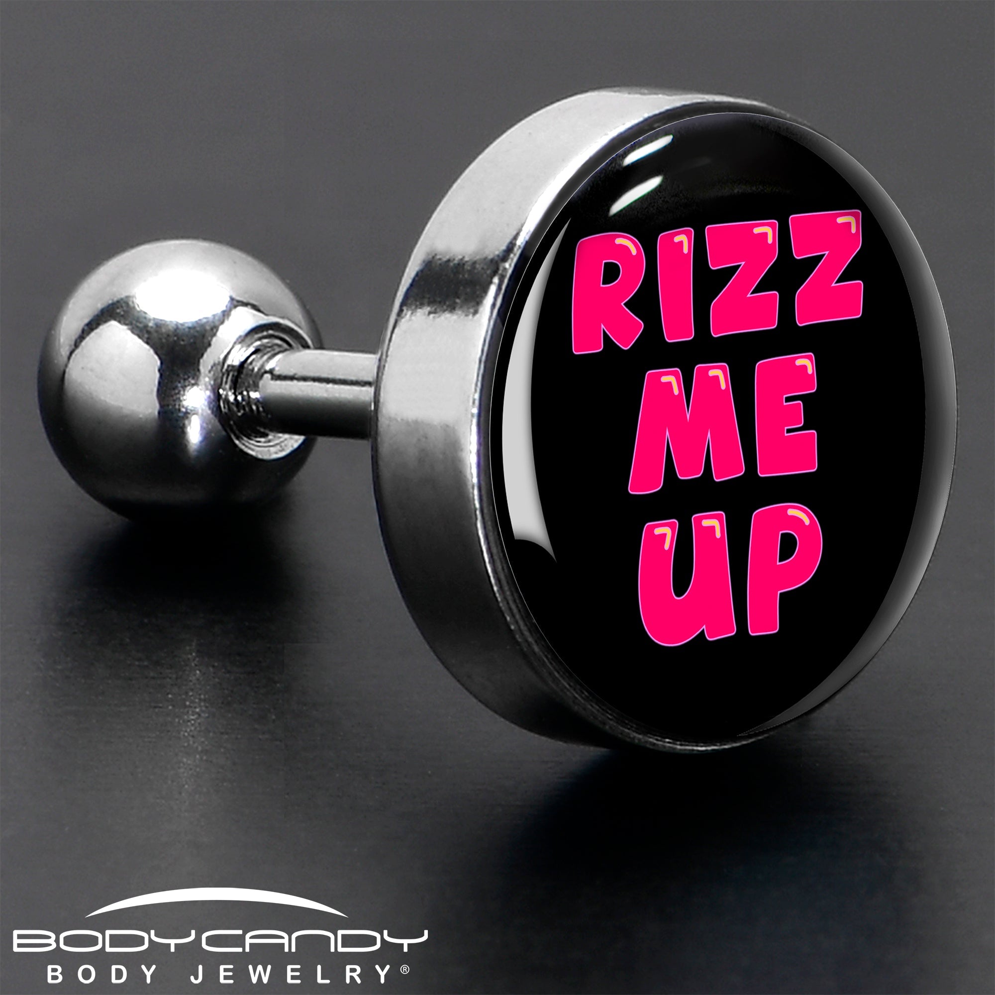 BodyCandy RIZZ ME UP Tragus Cartilage Earring by Onyx O — in-use photo