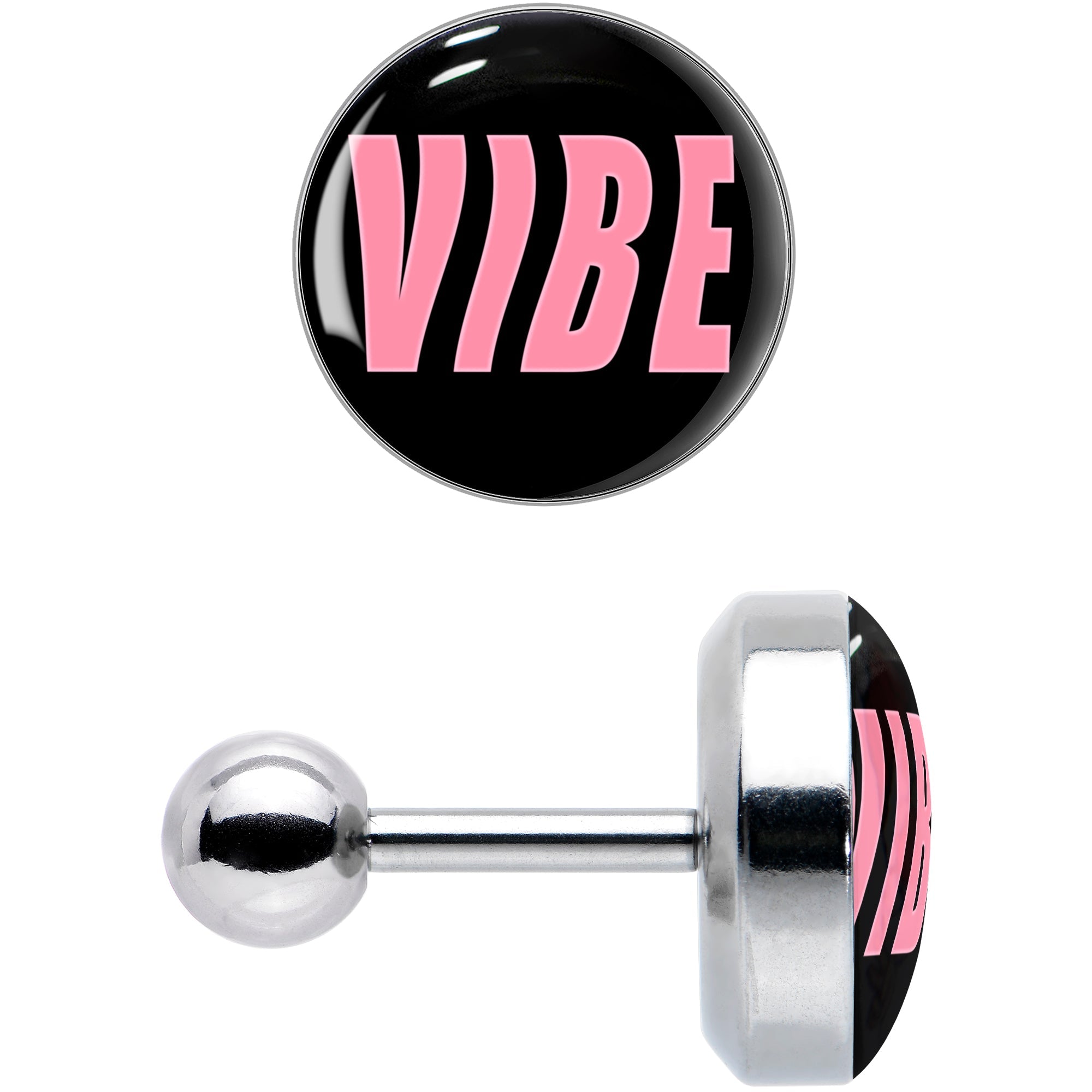 BodyCandy 16G 1/4 Vibe Cartilage Tragus Earring by Onyx O — lifestyle context