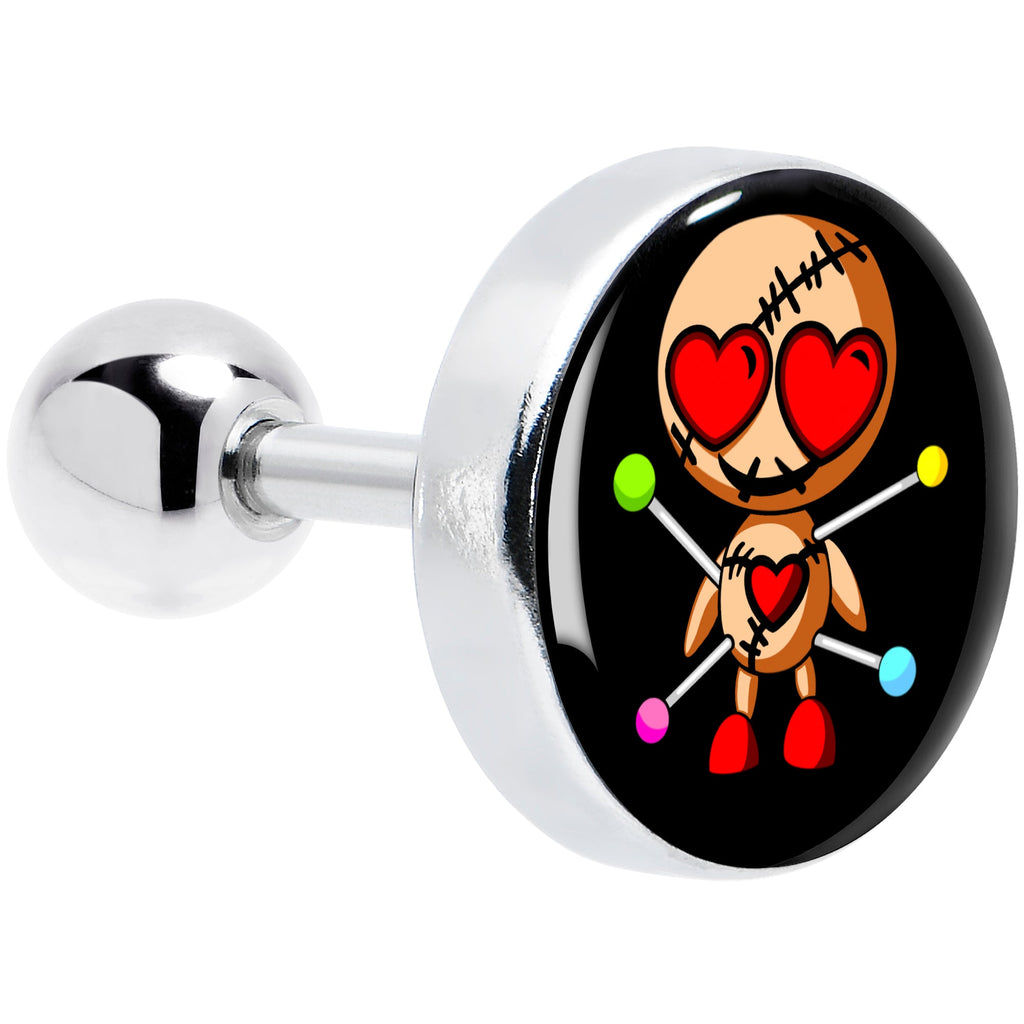 BodyCandy 16G Valentine Heart Voodoo Doll Tragus Cartilage Earring — main product shot