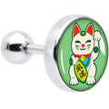 BodyCandy 16G 1/4 Waving Cat Cartilage Tragus Earring by Onyx O — main product shot
