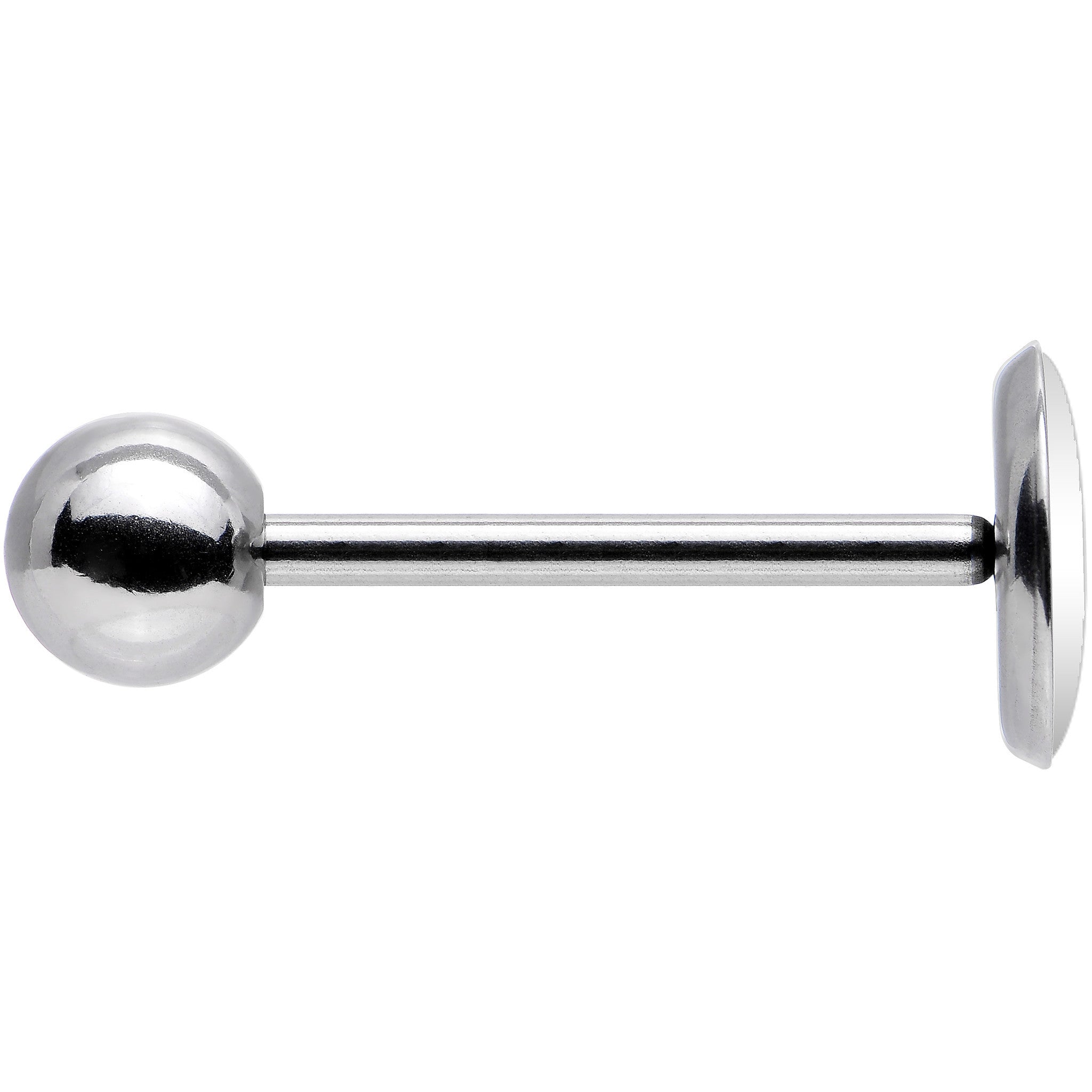 BodyCandy Custom Photo Stainless Steel Barbell Tongue Ring — alternative angle