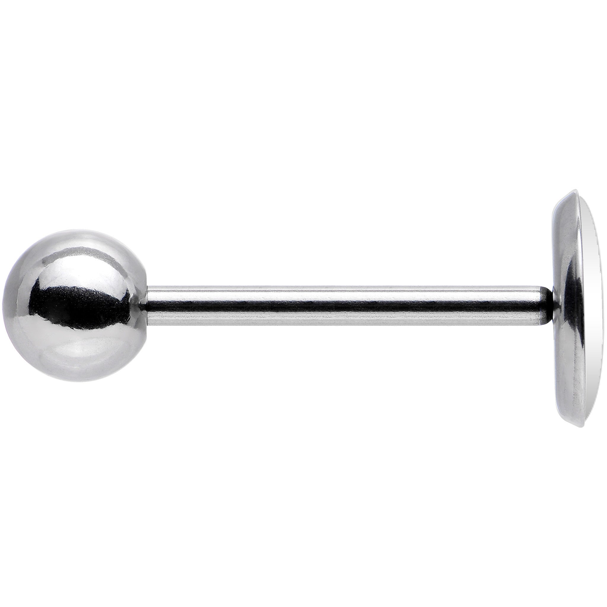 BodyCandy Stainless Steel Snow Globe Snowman Barbell Tongue Ring — lifestyle context