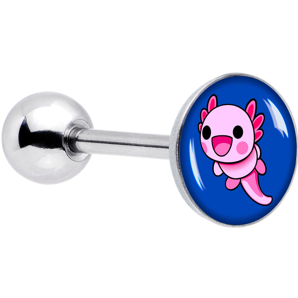 BodyCandy Adorable Axolotl Barbell Tongue Ring by Onyx O — main product shot