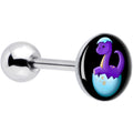 BodyCandy Baby Dinosaur Barbell Tongue Ring by Onyx O — main product shot