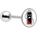 BodyCandy Battery Empty Barbell Tongue Ring by Onyx O — main product shot