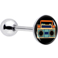 BodyCandy Retro Boombox Barbell Tongue Ring by Onyx O — main product shot