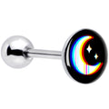 BodyCandy Chromatic Moon Barbell Tongue Ring by Onyx O — main product shot