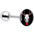 BodyCandy Holiday Dead Nosed Reindeer Barbell Tongue Ring by Onyx O — main product shot
