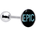 BodyCandy Epic Blue Barbell Tongue Ring — main product shot