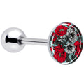 BodyCandy Blossom Creation Vibrant Bloom of Flowers Barbell Tongue Ring by Onyx O — main product shot