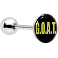 BodyCandy G.O.A.T. Barbell Tongue Ring by Onyx O — main product shot