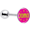 BodyCandy Pink JOMO Barbell Tongue Ring by Onyx O — main product shot