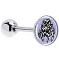 BodyCandy Leaping Leapfrog Spiders Barbell Tongue Ring by Onyx O — main product shot