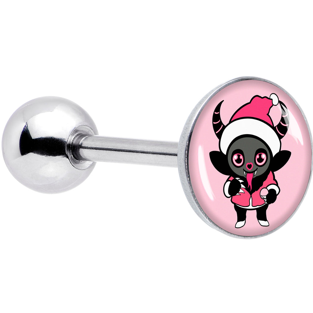 BodyCandy Krampus Cutie Holiday Barbell Tongue Ring by Onyx O — main product shot