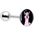 BodyCandy Pink Happy Llama Barbell Tongue Ring by Onyx O — main product shot