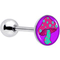 BodyCandy Funky Floral Mushroom Barbell Tongue Ring by Onyx O — main product shot