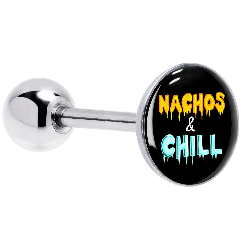 BodyCandy Nachos and Chill Barbell Tongue Ring by Onyx O — main product shot