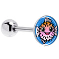 BodyCandy Swimming Pink Pufferfish Barbell Tongue Ring by Onyx O — main product shot