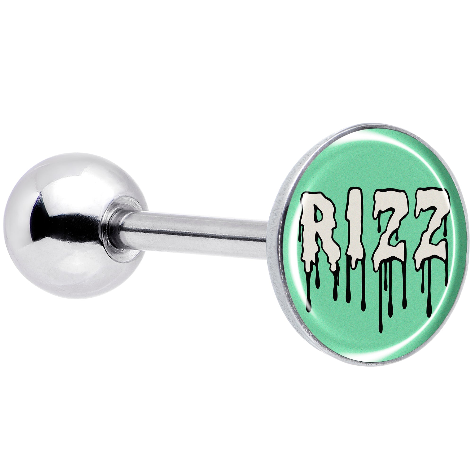BodyCandy RIZZ Barbell Tongue Ring by Onyx O — main product shot