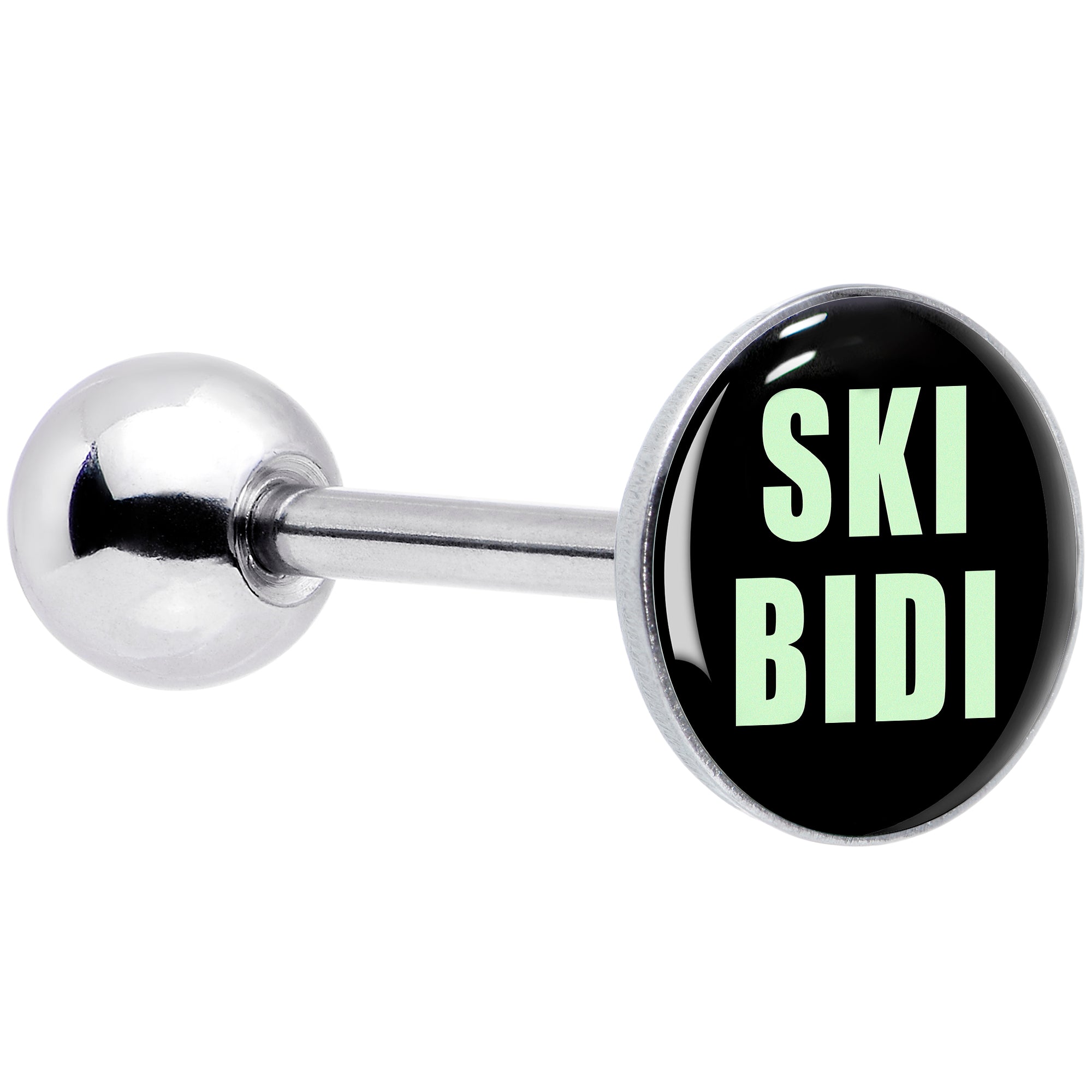 BodyCandy SKIBIDI Barbell Tongue Ring by Onyx O — main product shot