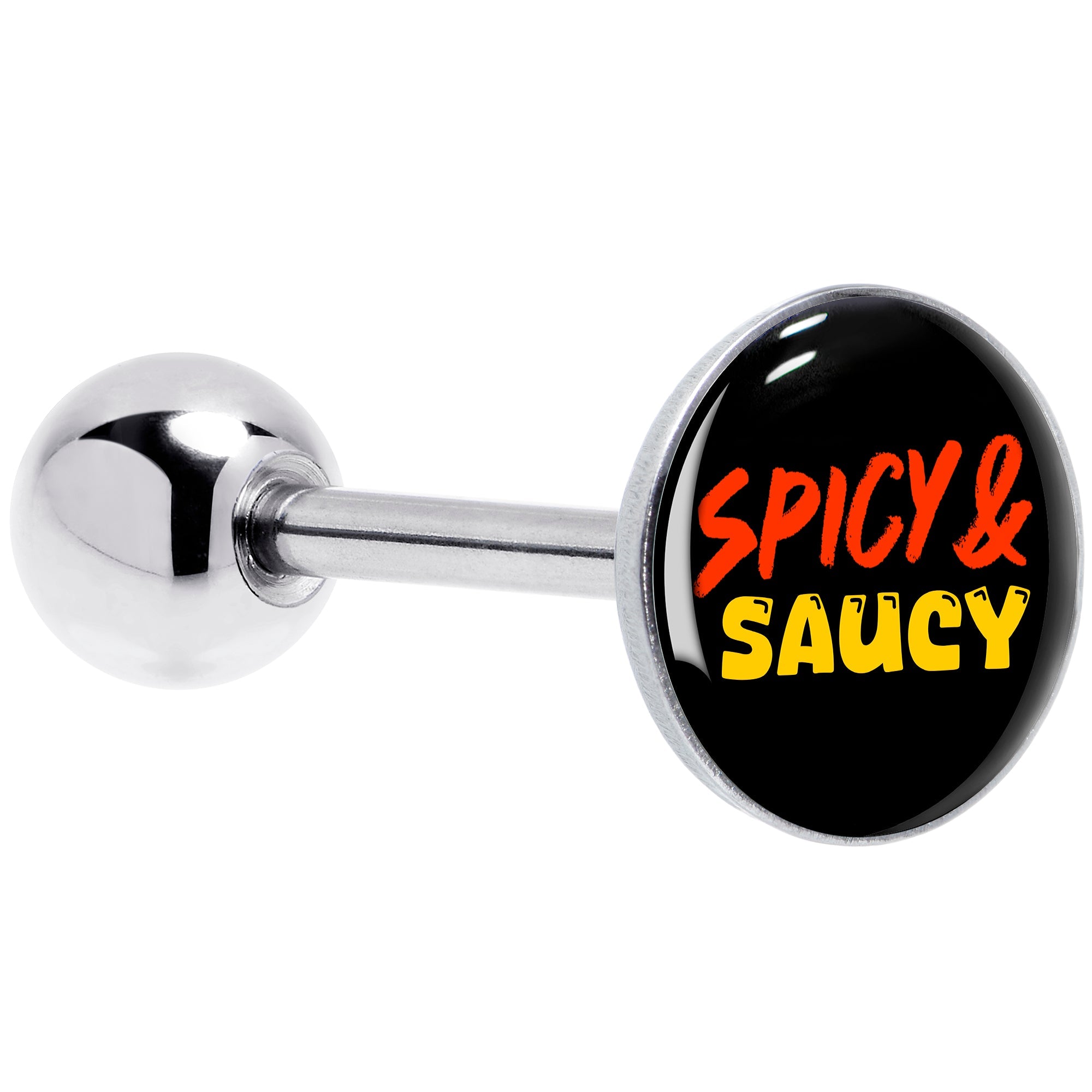 BodyCandy Spicy and Saucy Barbell Tongue Ring by Onyx O — main product shot