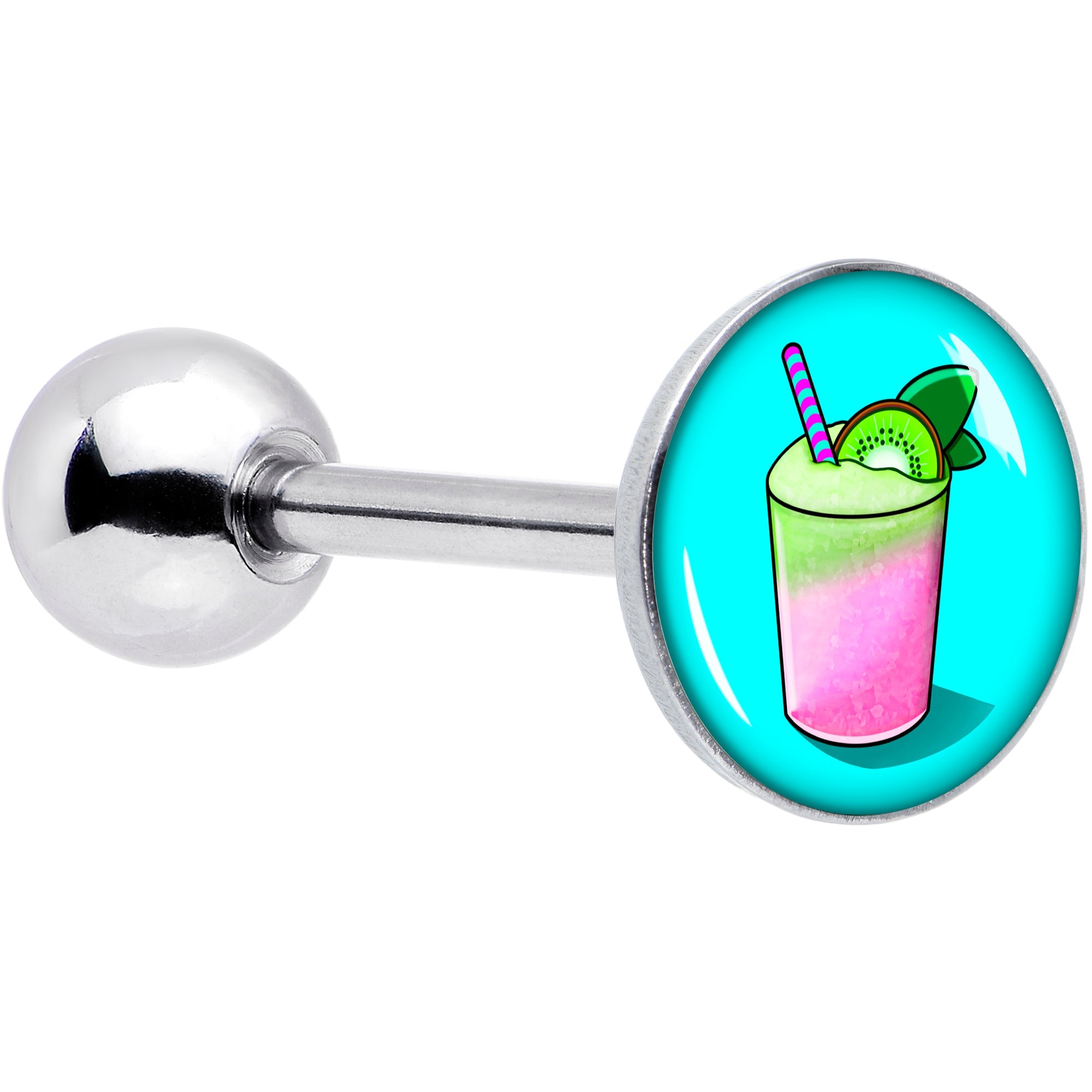 BodyCandy Summer Drink Barbell Tongue Ring by Onyx O — main product shot