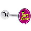 BodyCandy Taco Queen Barbell Tongue Ring by Onyx O — main product shot