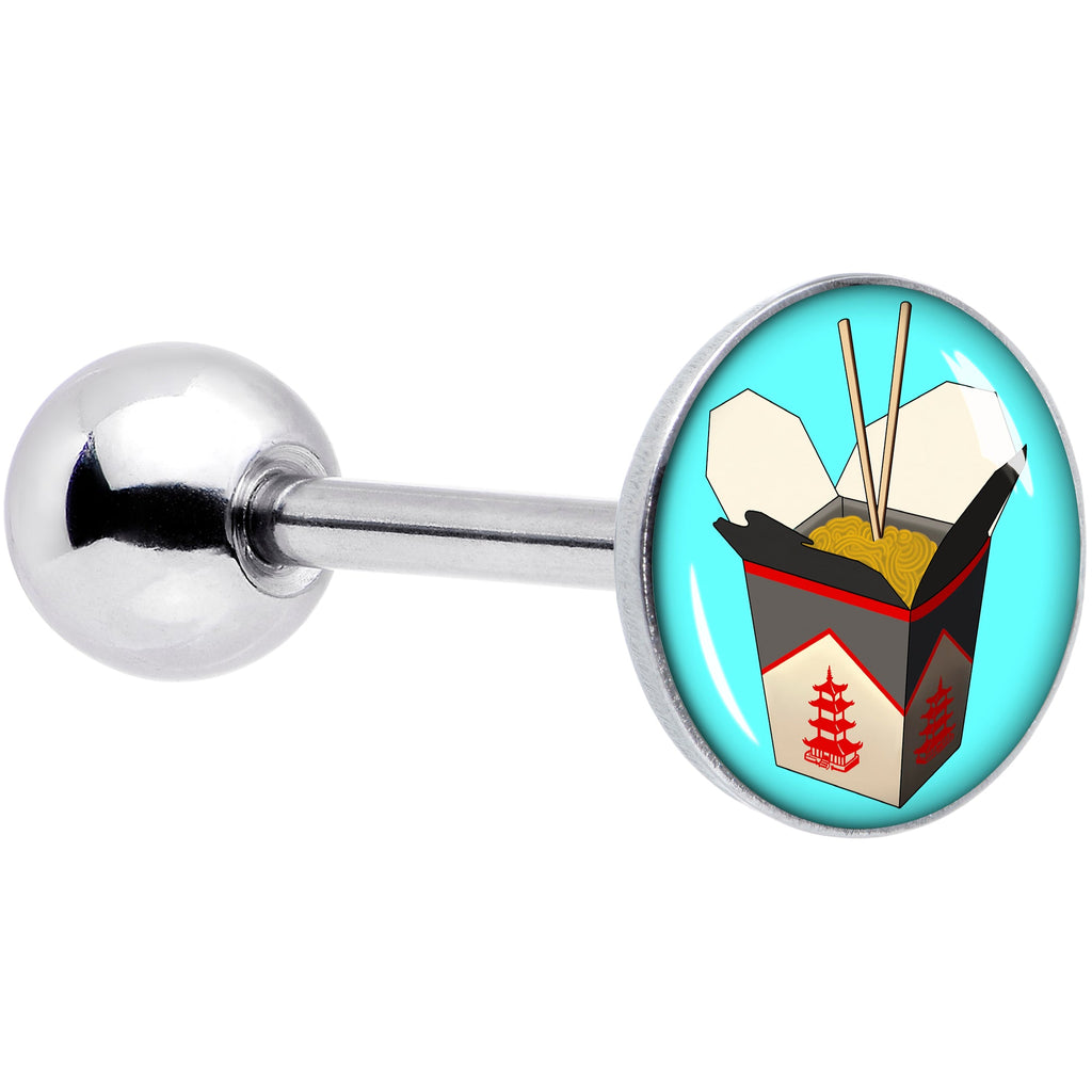 BodyCandy Chinese Take Out Barbell Tongue Ring by Onyx O — main product shot