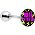 BodyCandy Over Thinker Impact Barbell Tongue Ring by Onyx O — main product shot