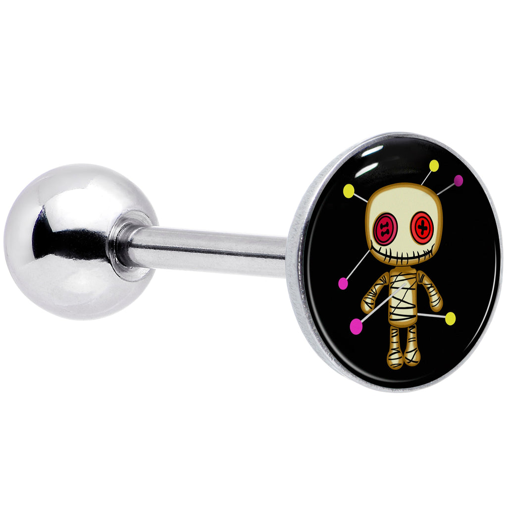 BodyCandy Voodoo Doll Barbell Tongue Ring by Onyx O — main product shot