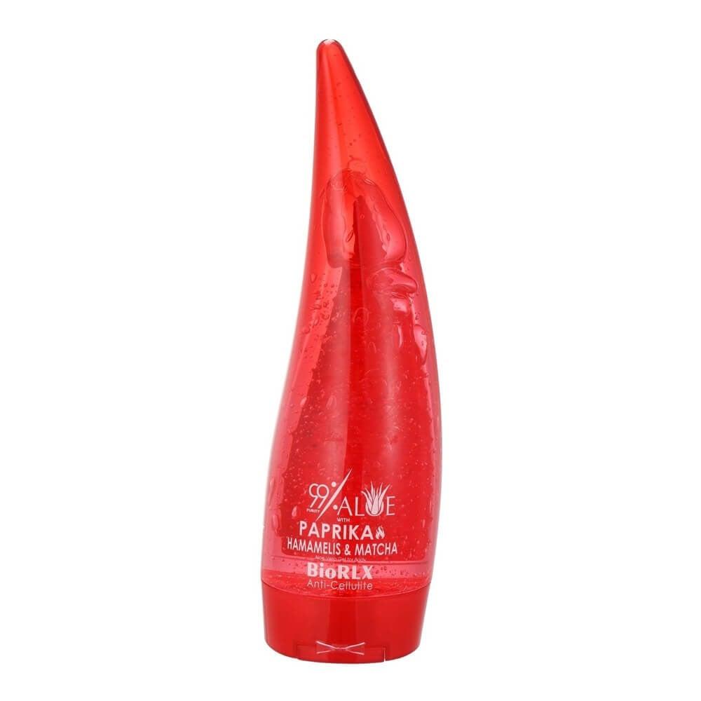 BioRLX Anti-Cellulite Gel with 99% Aloe Vera - Natural Skincare for Cellulite Reduction, Non-Greasy Texture